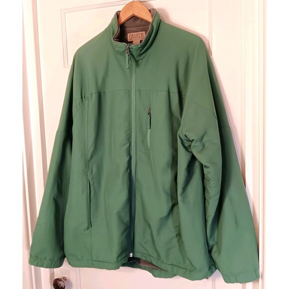 Duluth Trading Jacket Coat Men XLT Tall Green Barn Chore Fleece Lined Insulated - Picture 3 of 11